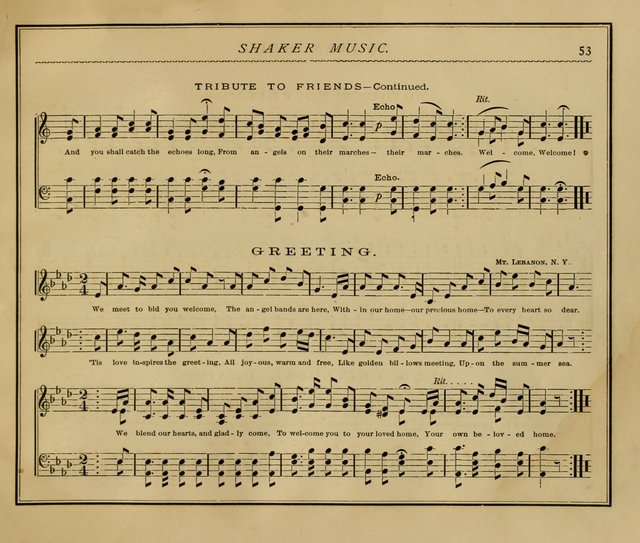 Shaker Music: Inspirational hymns and melodies illustrative of the resurrection life and testimoy of the shakers page 60