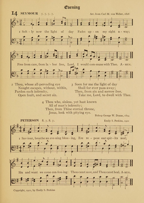 The Smaller Hymnal page 11