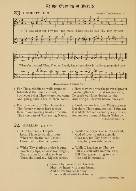 The Smaller Hymnal page 18