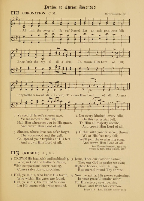 The Smaller Hymnal page 89