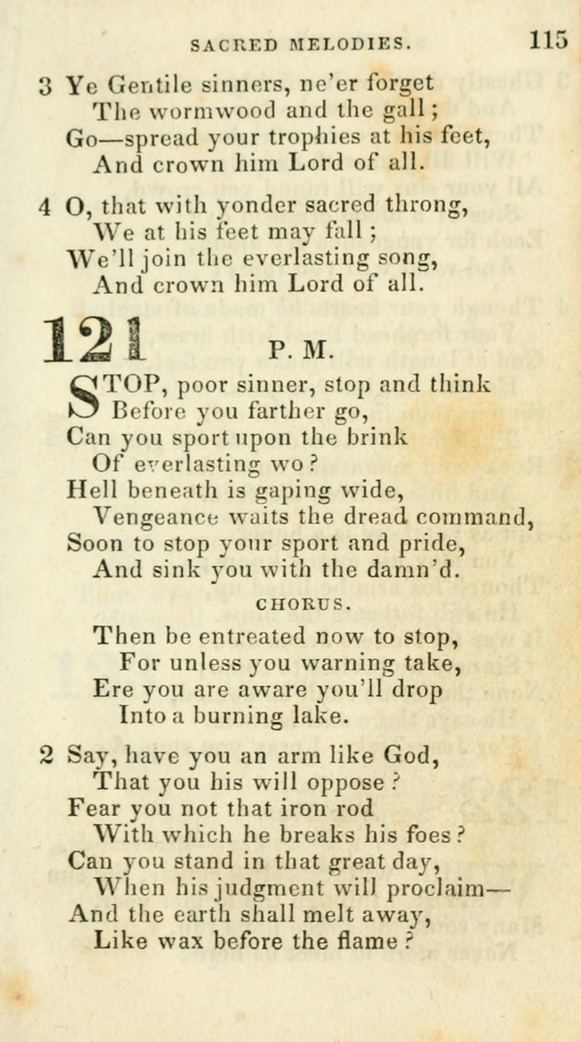 Sacred Melodies: for conference and prayer meetings and for social and private devotion (5th ed.) page 119