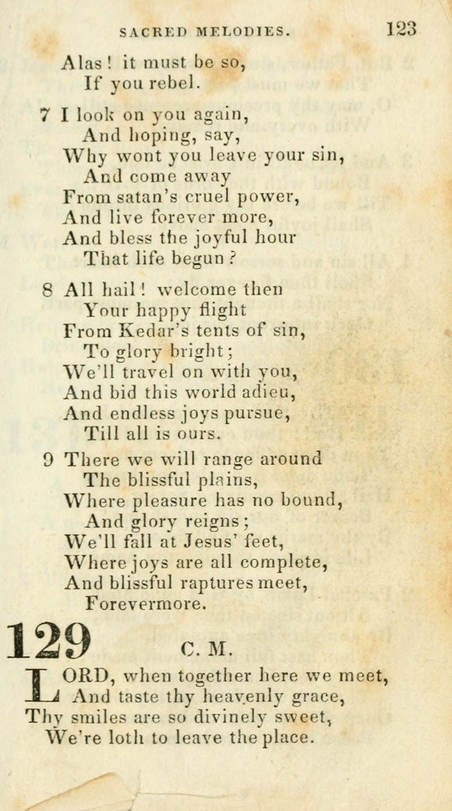 Sacred Melodies: for conference and prayer meetings and for social and private devotion (5th ed.) page 127