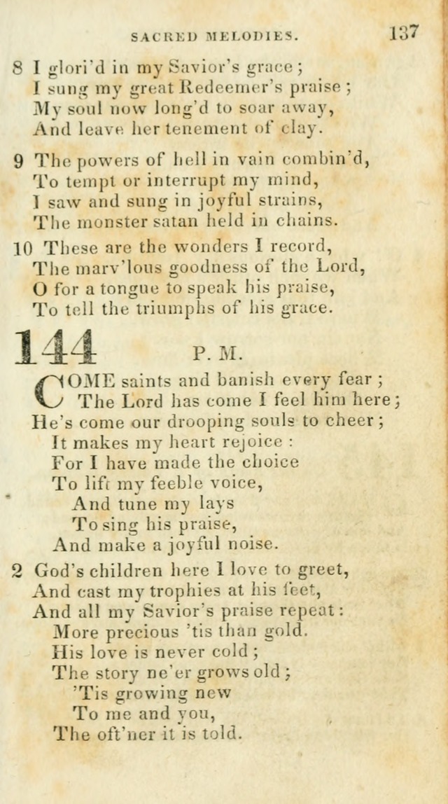 Sacred Melodies: for conference and prayer meetings and for social and private devotion (5th ed.) page 141