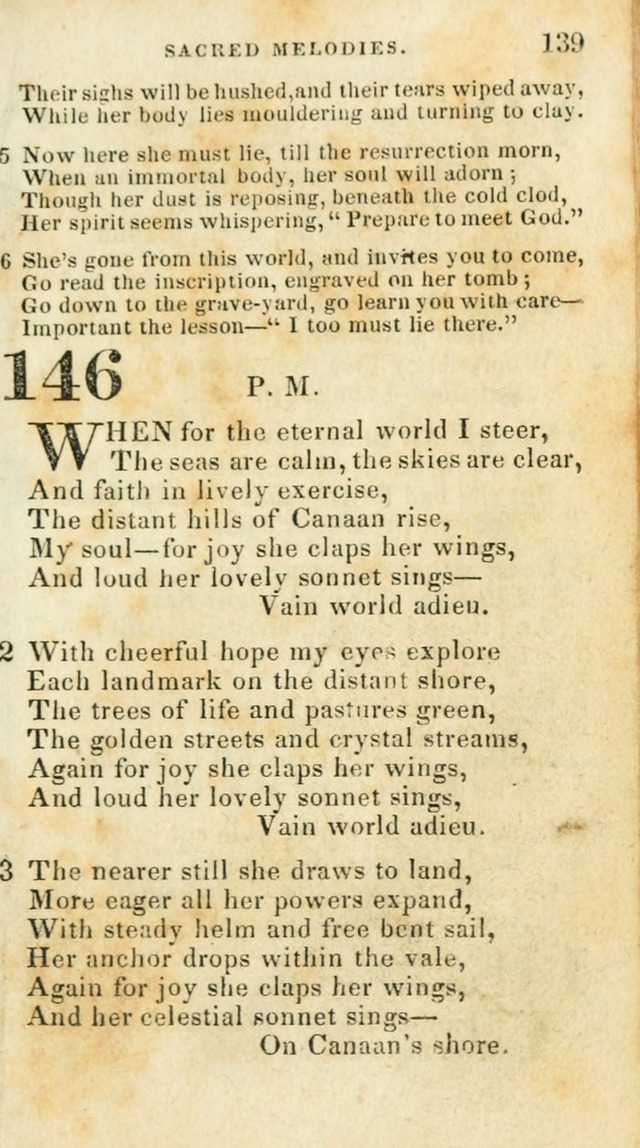 Sacred Melodies: for conference and prayer meetings and for social and private devotion (5th ed.) page 143