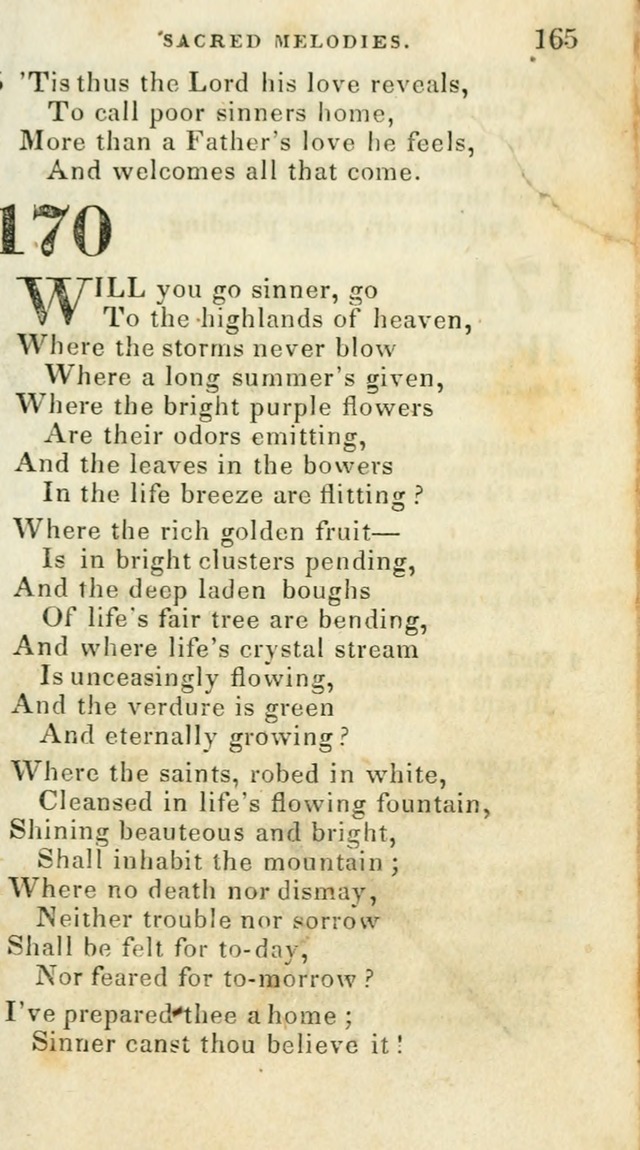 Sacred Melodies: for conference and prayer meetings and for social and private devotion (5th ed.) page 171