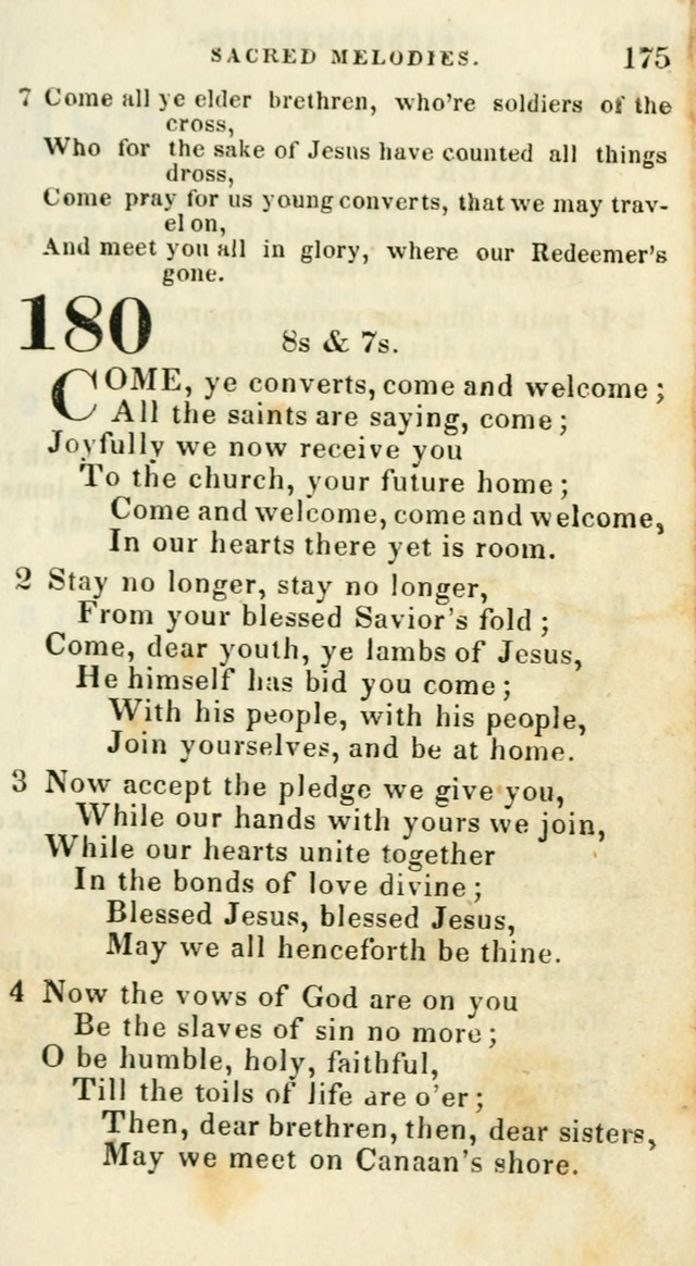 Sacred Melodies: for conference and prayer meetings and for social and private devotion (5th ed.) page 181