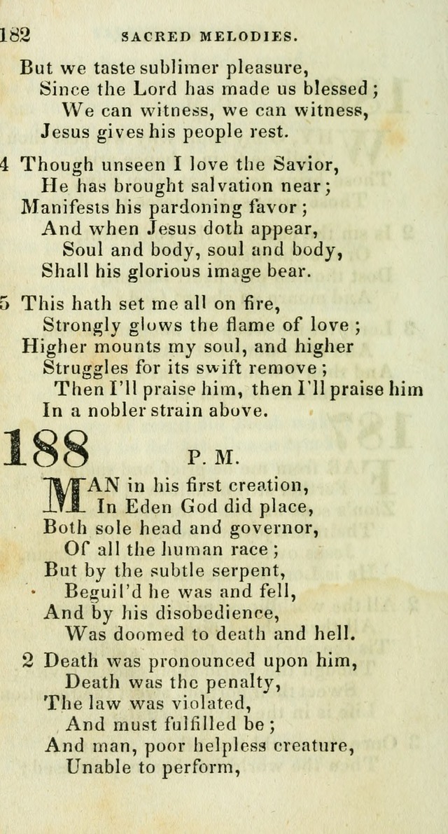 Sacred Melodies: for conference and prayer meetings and for social and private devotion (5th ed.) page 188