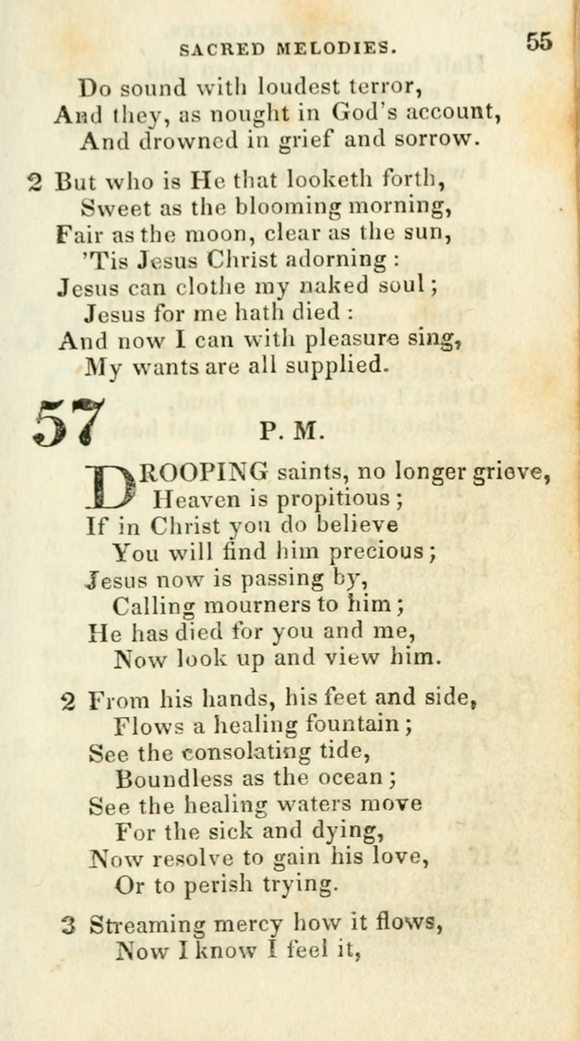 Sacred Melodies: for conference and prayer meetings and for social and private devotion (5th ed.) page 55