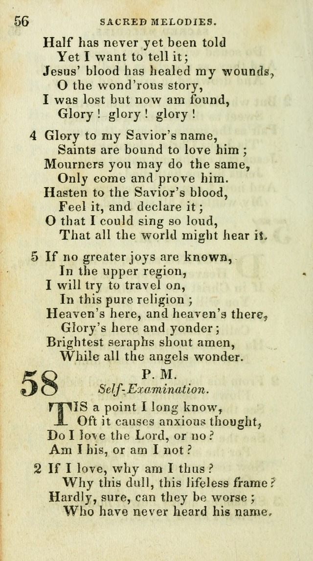 Sacred Melodies: for conference and prayer meetings and for social and private devotion (5th ed.) page 56