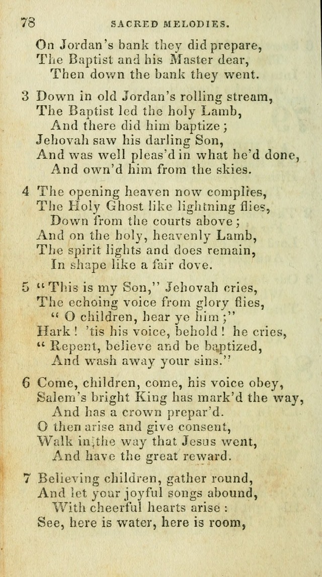 Sacred Melodies: for conference and prayer meetings and for social and private devotion (5th ed.) page 78