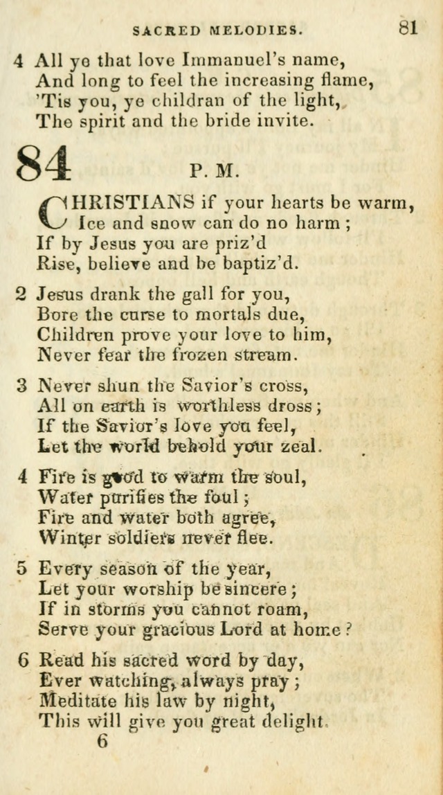 Sacred Melodies: for conference and prayer meetings and for social and private devotion (5th ed.) page 81