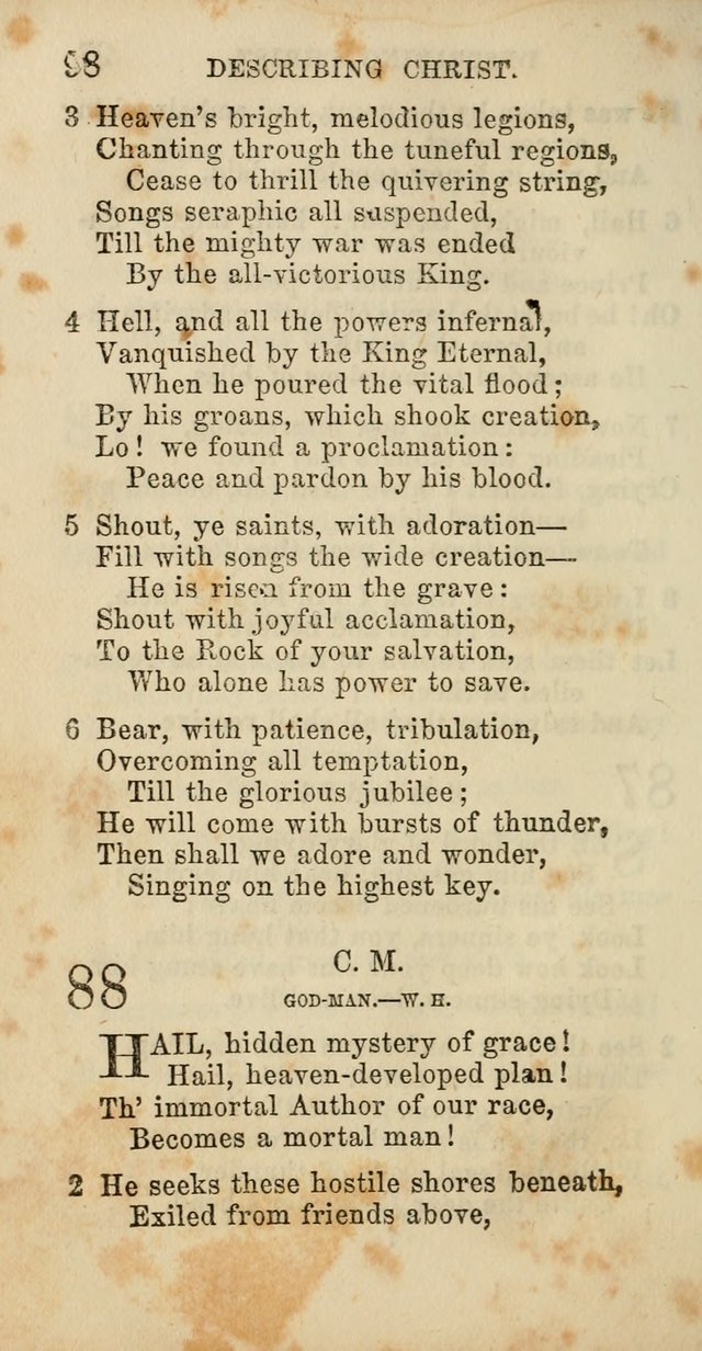 Select Melodies; Comprising the Best Hymns and Spiritual Songs in Common Use, and not generally found in standard church hymn-books: as also a number of original pieces, and translations from...German page 100