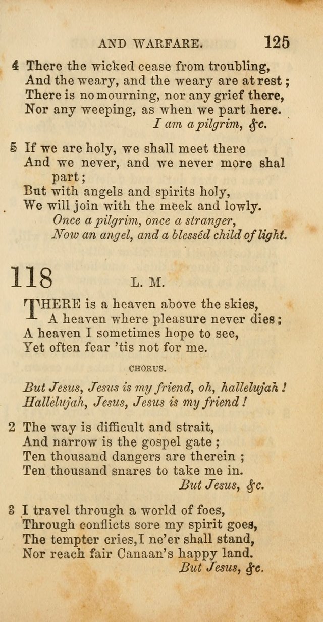 Select Melodies; Comprising the Best Hymns and Spiritual Songs in Common Use, and not generally found in standard church hymn-books: as also a number of original pieces, and translations from...German page 127