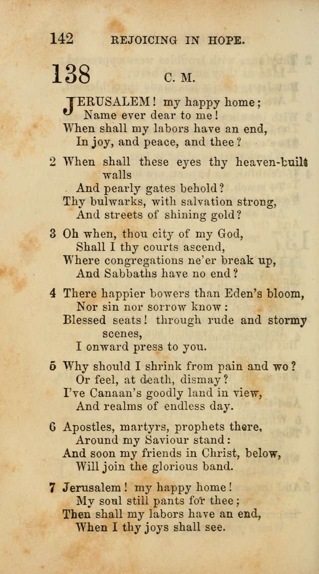 Select Melodies; Comprising the Best Hymns and Spiritual Songs in Common Use, and not generally found in standard church hymn-books: as also a number of original pieces, and translations from...German page 144