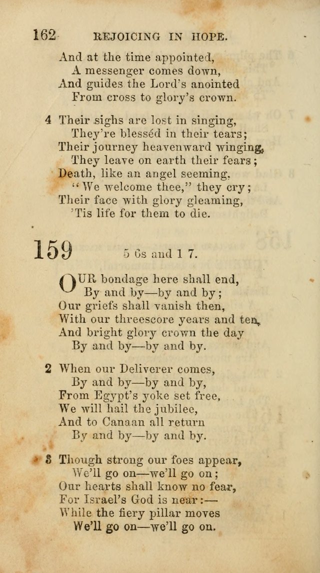 Select Melodies; Comprising the Best Hymns and Spiritual Songs in Common Use, and not generally found in standard church hymn-books: as also a number of original pieces, and translations from...German page 164