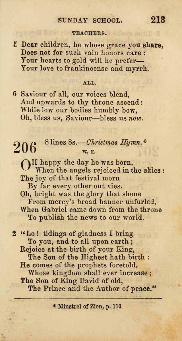 Select Melodies; Comprising the Best Hymns and Spiritual Songs in Common Use, and not generally found in standard church hymn-books: as also a number of original pieces, and translations from...German page 215