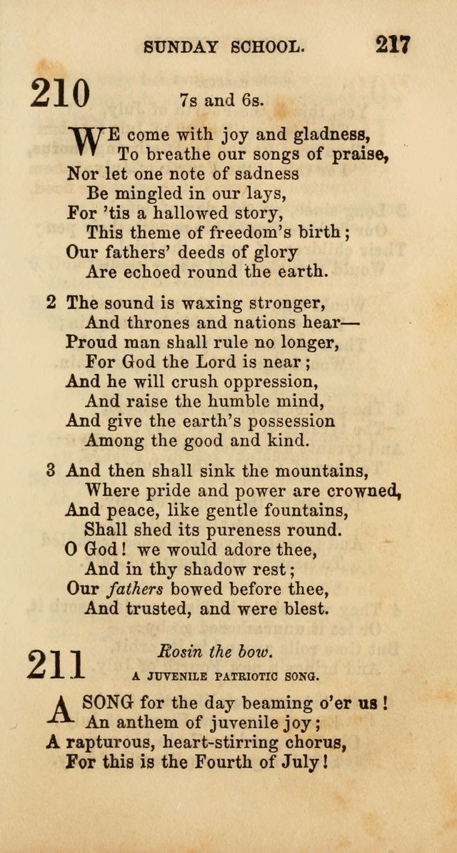 Select Melodies; Comprising the Best Hymns and Spiritual Songs in Common Use, and not generally found in standard church hymn-books: as also a number of original pieces, and translations from...German page 219