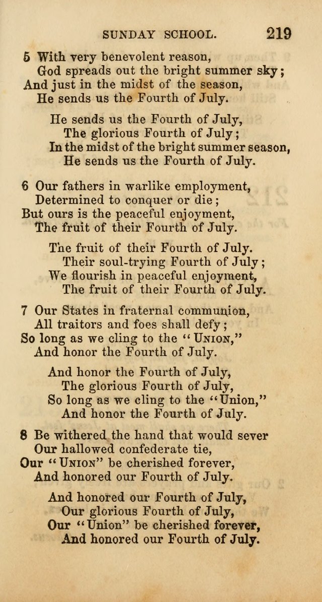 Select Melodies; Comprising the Best Hymns and Spiritual Songs in Common Use, and not generally found in standard church hymn-books: as also a number of original pieces, and translations from...German page 221