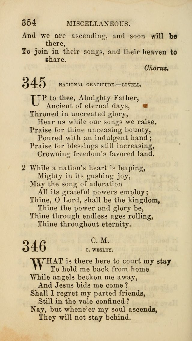 Select Melodies; Comprising the Best Hymns and Spiritual Songs in Common Use, and not generally found in standard church hymn-books: as also a number of original pieces, and translations from...German page 356