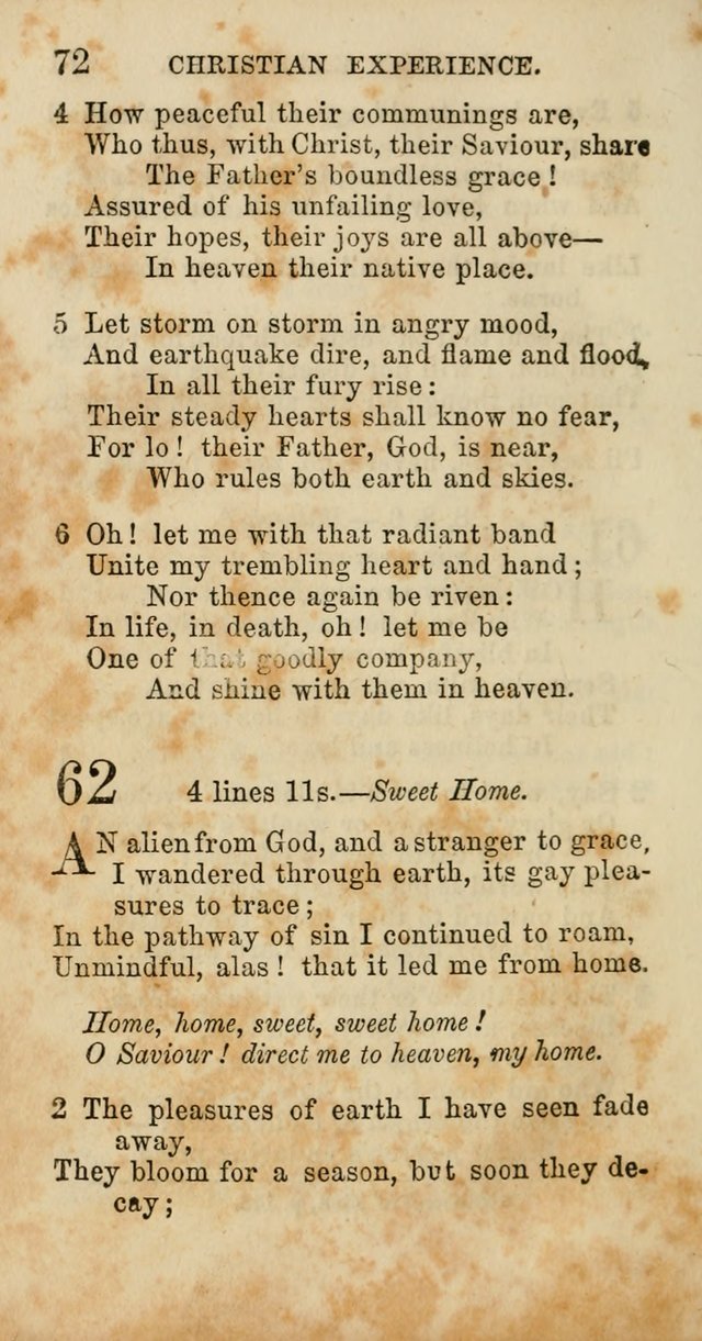 Select Melodies; Comprising the Best Hymns and Spiritual Songs in Common Use, and not generally found in standard church hymn-books: as also a number of original pieces, and translations from...German page 74