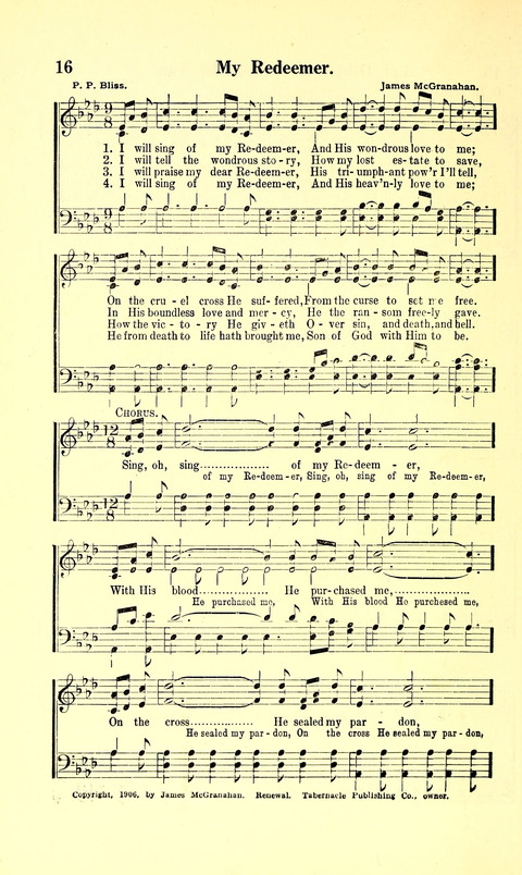 The Sheet Music of Heaven (Spiritual Song): The Mighty Triumphs of Sacred Song page 16