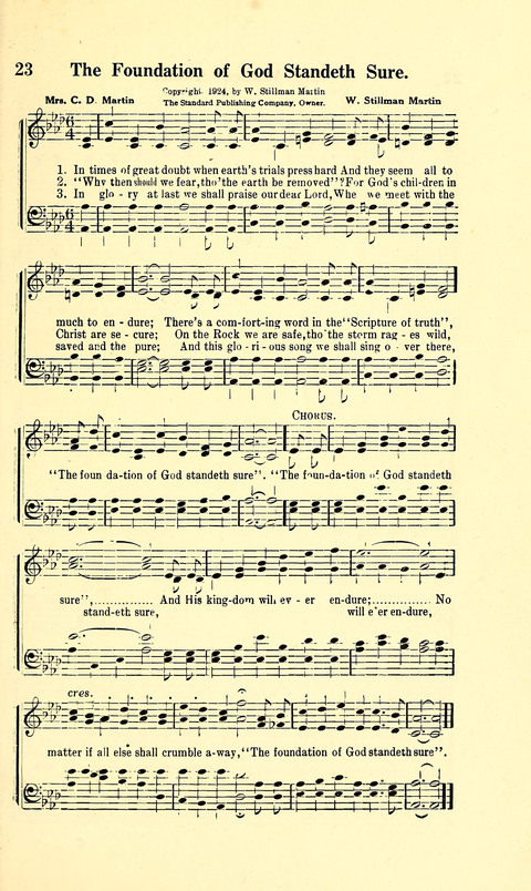 The Sheet Music of Heaven (Spiritual Song): The Mighty Triumphs of Sacred Song page 23