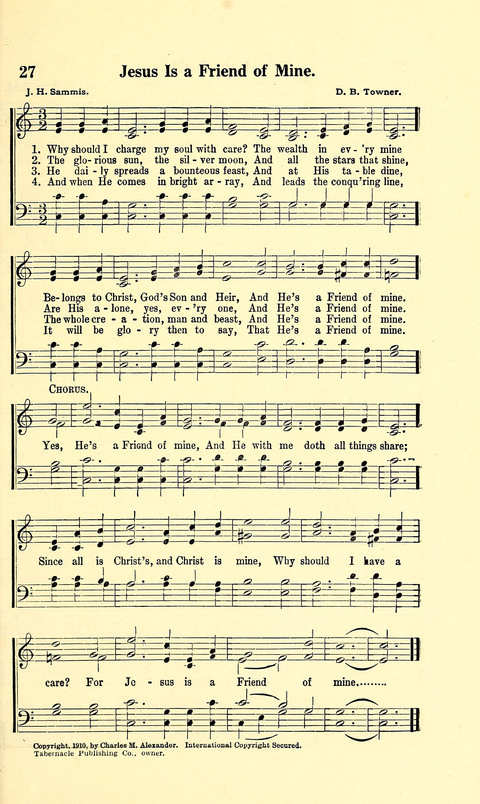 The Sheet Music of Heaven (Spiritual Song): The Mighty Triumphs of Sacred Song page 27