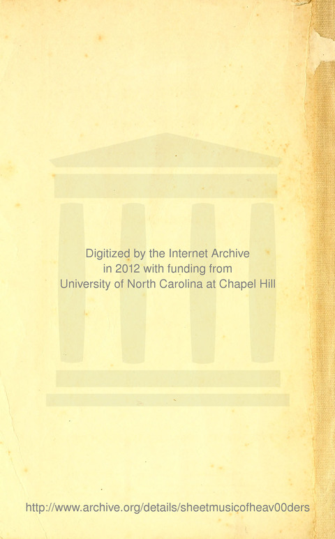 The Sheet Music of Heaven (Spiritual Song): The Mighty Triumphs of Sacred Song page i
