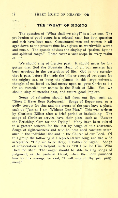 The Sheet Music of Heaven (Spiritual Song): The Mighty Triumphs of Sacred Song page xv