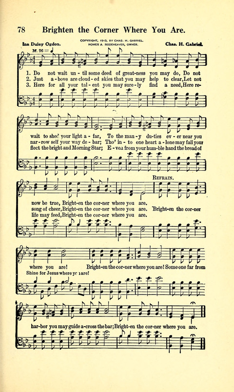 The Sheet Music of Heaven (Spiritual Song): The Mighty Triumphs of Sacred Song. (Second Edition) page 119