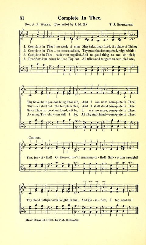 The Sheet Music of Heaven (Spiritual Song): The Mighty Triumphs of Sacred Song. (Second Edition) page 122