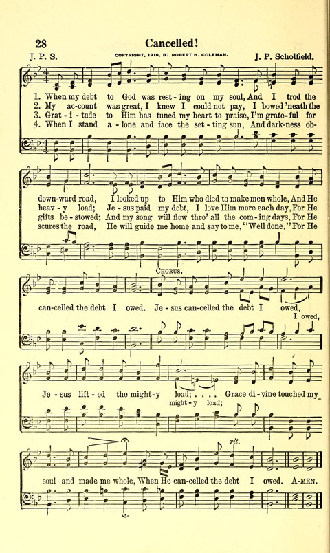 The Sheet Music of Heaven (Spiritual Song): The Mighty Triumphs of Sacred Song. (Second Edition) page 72