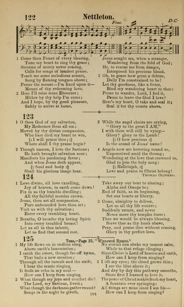 Sacred Melodies Nos.1 and 2 combined: As used by Evangelist H. W. Brown and others, in Gospel Meetings and other religious services page 104