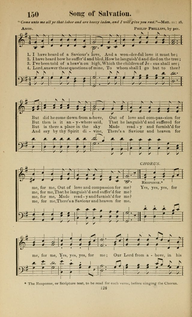 Sacred Melodies Nos.1 and 2 combined: As used by Evangelist H. W. Brown and others, in Gospel Meetings and other religious services page 126