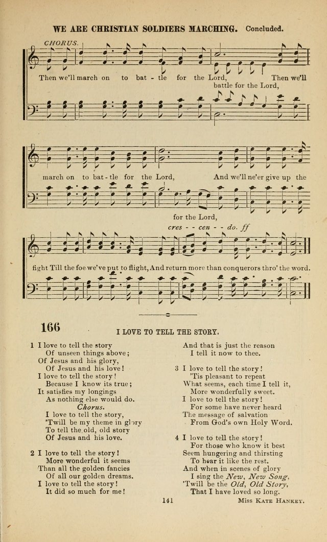 Sacred Melodies Nos.1 and 2 combined: As used by Evangelist H. W. Brown and others, in Gospel Meetings and other religious services page 141