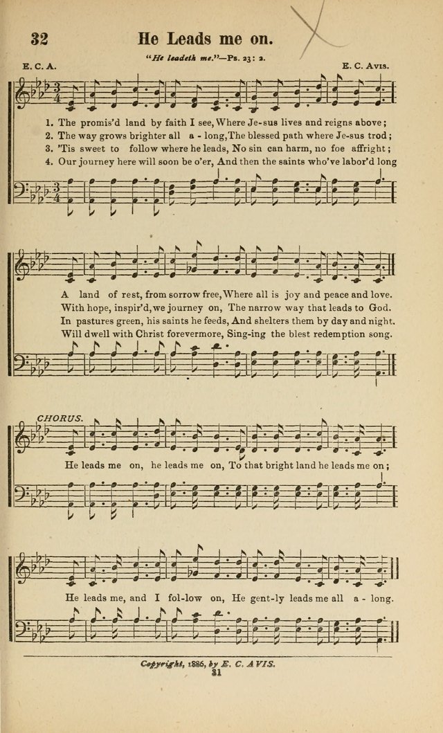 Sacred Melodies Nos.1 and 2 combined: As used by Evangelist H. W. Brown and others, in Gospel Meetings and other religious services page 31