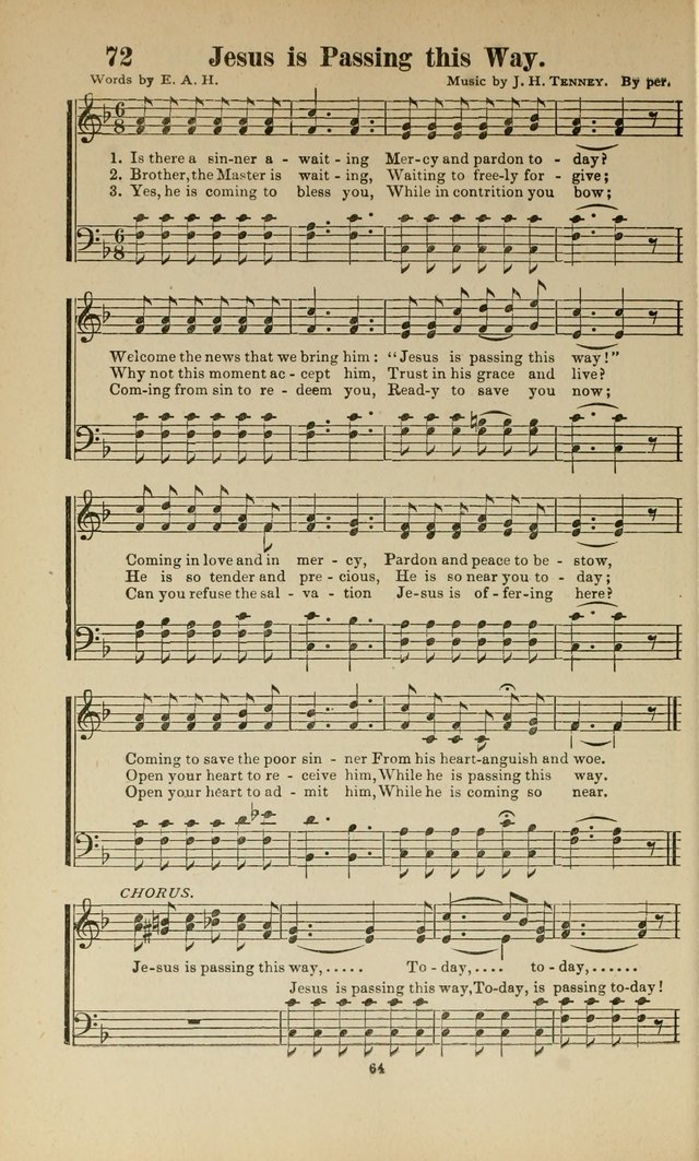 Sacred Melodies Nos.1 and 2 combined: As used by Evangelist H. W. Brown and others, in Gospel Meetings and other religious services page 64