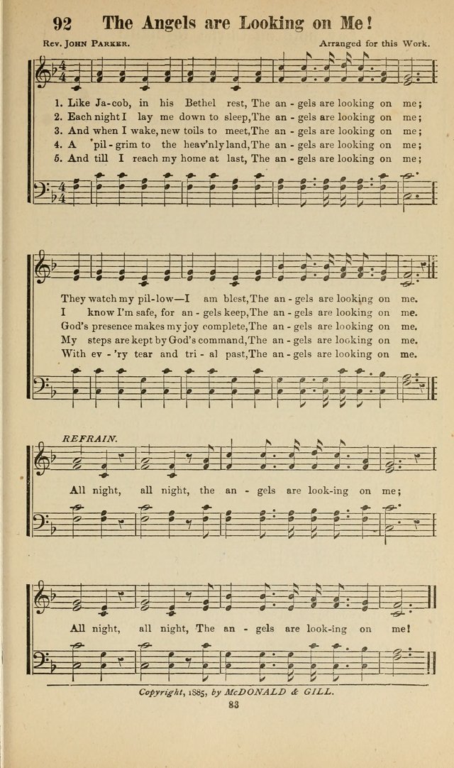 Sacred Melodies Nos.1 and 2 combined: As used by Evangelist H. W. Brown and others, in Gospel Meetings and other religious services page 83