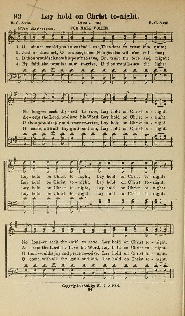 Sacred Melodies Nos.1 and 2 combined: As used by Evangelist H. W. Brown and others, in Gospel Meetings and other religious services page 84