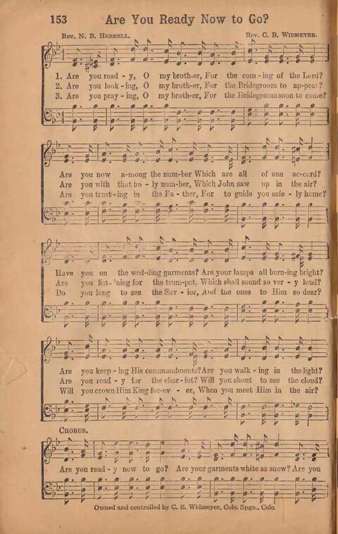 Songs of Mounting Up No. 2 page 154