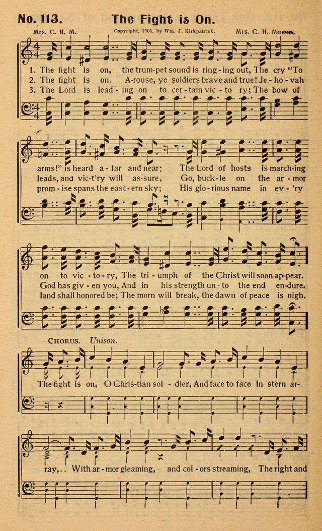 Songs of the New Crusade: a collection of stirring twentieth century temperance songs page 112