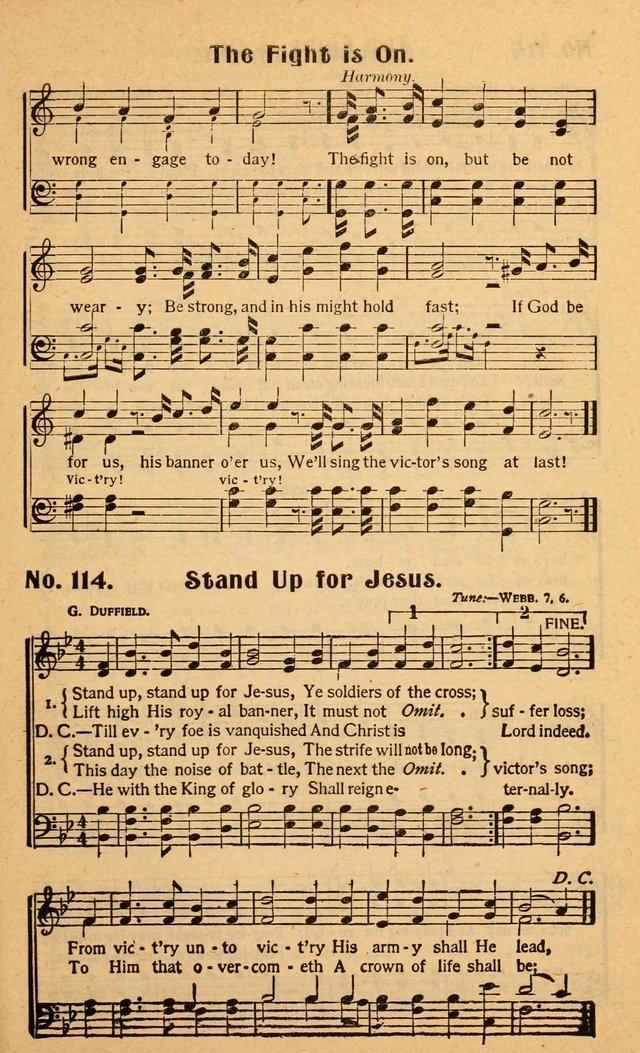 Songs of the New Crusade: a collection of stirring twentieth century temperance songs page 113