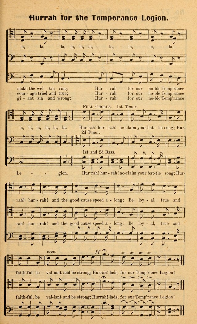 Songs of the New Crusade: a collection of stirring twentieth century temperance songs page 77