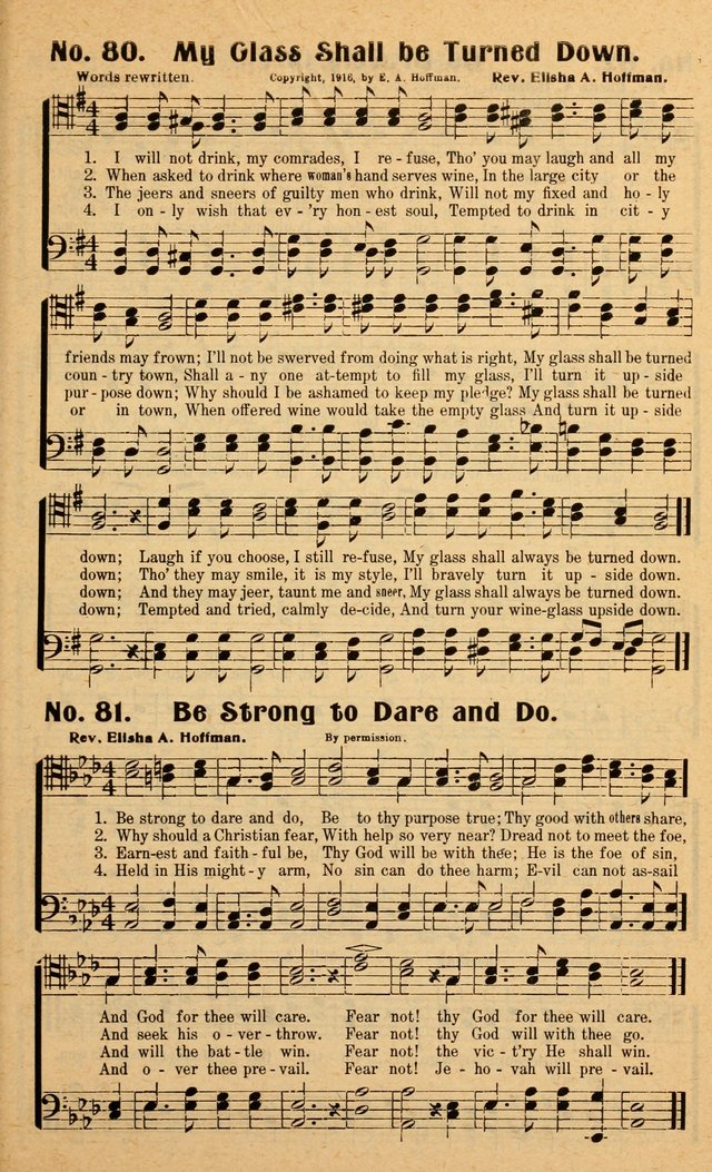 Songs of the New Crusade: a collection of stirring twentieth century temperance songs page 81