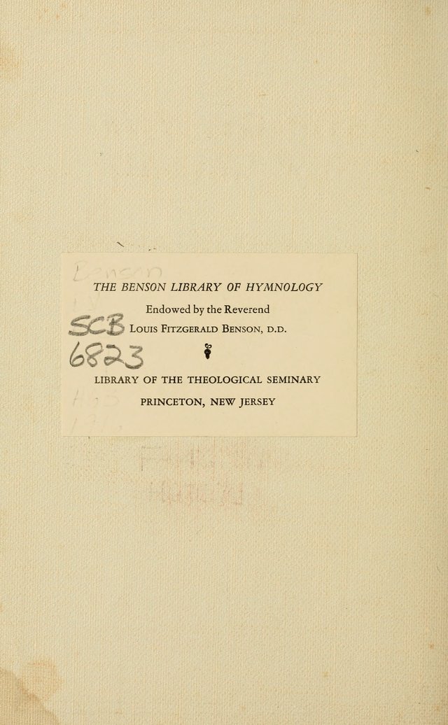 Songs of the New Crusade: a collection of stirring twentieth century temperance songs page ii