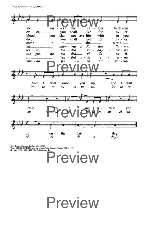 Singing Our Faith: a hymnal for young Catholics page 141