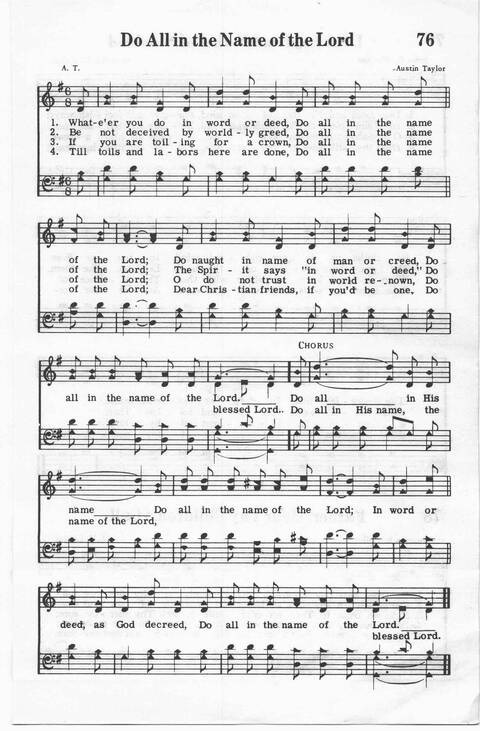 Songs Of The Church page 66