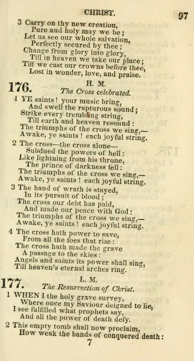 Social Psalmist: or hymns, selected for the private use and social meetings of evangelical Christians page 101