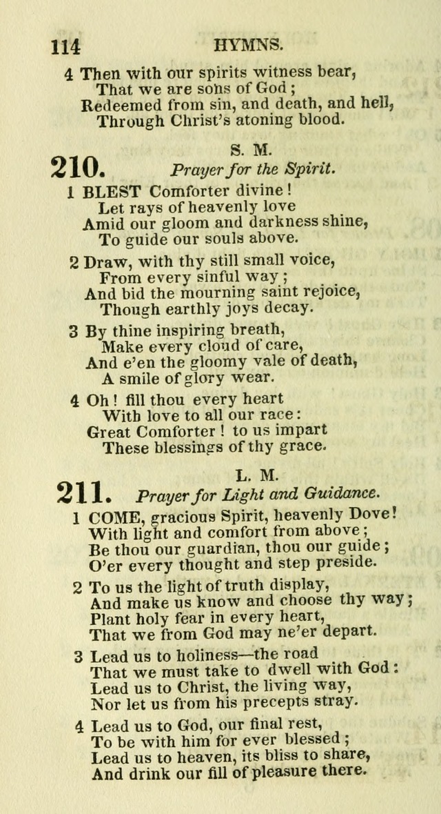 Social Psalmist: or hymns, selected for the private use and social meetings of evangelical Christians page 118