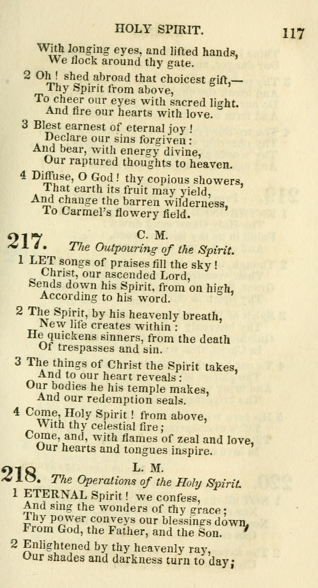 Social Psalmist: or hymns, selected for the private use and social meetings of evangelical Christians page 121